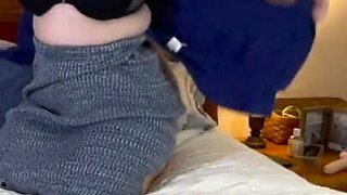 BBW Stepmommy Takes off Her Clothes and Nylons