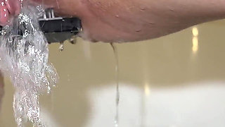 Creampie Collection! Cleaning Tight Pussy Close up. POV