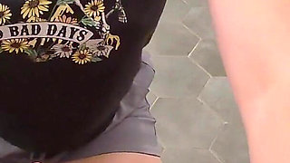 Petite College Girl Gets Messy Cumshot on Small Tits