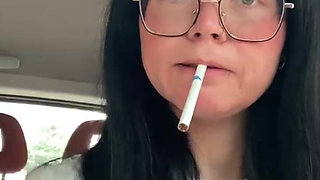 Smoking During Driving in My New Glasses