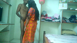 Real Indian Wife Desi Style Blowjob in Bedroom