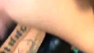 Blonde solo jerking off