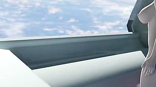 Zero-g Deepthroat & Anal on Orbital Station Japanese Echo Takes Hard Assfuck in Space Before Back Cumshot