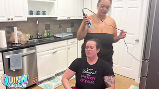 Shaving Quinn’s Head
