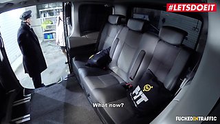 George Uhl In Horny Czech Secretary Fucked Hard In The Taxi