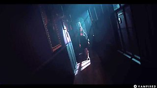 Hot Asian Lesbian Vampire Leana Lovings Bites & Eats Rikako Katayama's Pussy - Gothic Femdom Hypno Sex