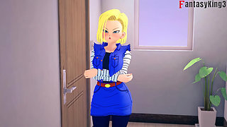 Android 18 convinces Vulma to fuck Gohan - DragonBall Zex Series