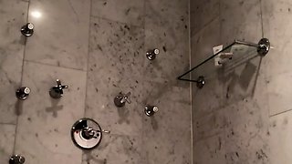 Amateur young teen solo masturbation on her livingroom
