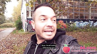 Tough Danka Diamond and German Scout at natural tits scene