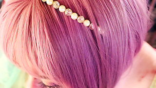 A Pretty Princess, Tina Snua , Chainsmokes 2 Cork Cigarettes - Dangling Snap Inhales Drifting Smoke