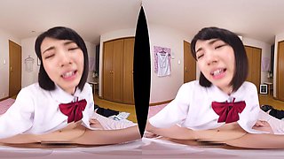 Japanese Student POV Fantasy Explores Virtual Sensual Depths