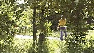 Gal Caught in Piss Pants