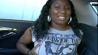 Hot busty ebony queen takes a big nice cock