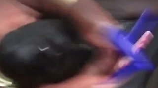 Ebony Teen Princess Strapon Sucking Instruction for White Humiliation Slaves