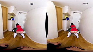 Japanese Explores VR Toilet POV With Sensual Play