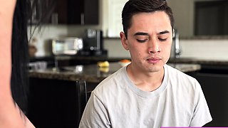 Stepmom wants to taste stepson his sperm