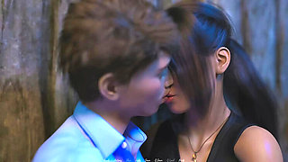 Hot MILF Wife Christine Cheats on Husband with Young Boyfriend Tobey - Full HD Uncensored Kissing Scene