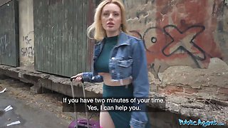 Public agent Big Ass Big Tits blonda ruby lee public sex Pov Blowjob