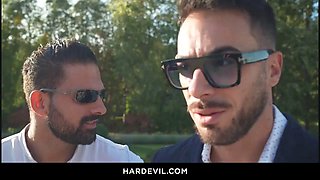 Lorenzo Viota, Francis X, Alex Charger Pound Alice Drake in Relentless Double Penetration Threesome as Horn
