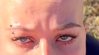 Bald Beauty Vilu Vidish Gets Used Like a Throat Toy - Deepthroat Madness