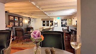 Having fun in the pub