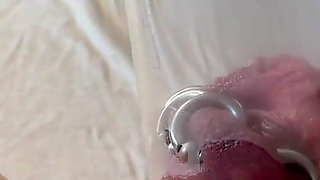 Pierced Pump Pussy! Daily Rountine Scene 1