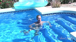 Judys - Horny 64yo Gilf Mrs. Marta Gets Naughty By The Pool