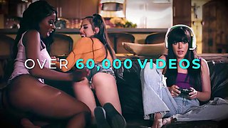 GIRLSWAY - Bonded Petite Maya Woulfe Gets Submitted In Soft BDSM With Petite MILF Helena Locke