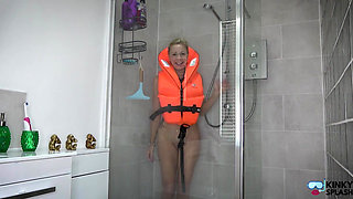 Steamy Lifejacket Shower