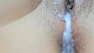 Oiled Body, Clit Rubbing After Sex