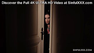 SinfulXXX Voyeur Anna de Ville is waiting to get fuck by Lutro and Ebony Samantha Cruuz