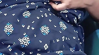 Indian Big Boobs Aunty Walk