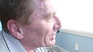 Hot young mulatta screwed by her stepdad's mature white cock