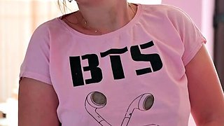 Horny amateur couple close up anal on webcam