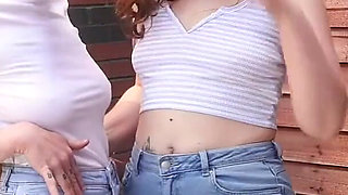 Lesbian Kissing & Jeans Wetting W Rosa & Carrie