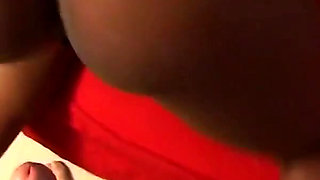 Perfect Ebony French Babe Eating Cum After Perfect Blowjob