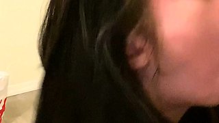 Amateur Blowjobs with Horny Big Titted Brunettes
