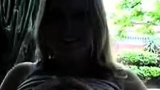 Czech amateur blowjob and fucking POV in public