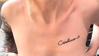 Haley amateur blonde girl toying pussy using a vibrator