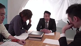 Rina Mayuzumi In Seductive Japanese Beauty Ignites Office With Passionate Urges