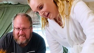 Anal fucking a redheaded amateur slutty MILF in the barn