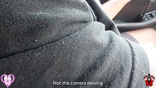 Post Orgasm Torment - 2cocoa Gives Me a Handjob While I Take Her to the Airport Pov2