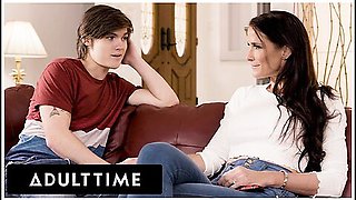 Fresh 18-year-old Stepson Fucks His Nympho Stepmom Sofie Marie For A Car