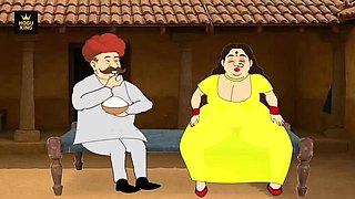 Hogu's Wife Vimla: Big Boobs & Juicy Ass Indian MILF Shows Nude Body in Maxi