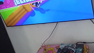 Playing Playstation While My Boyfriend Records Me