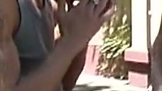 Mature Brunettes Devour Cock and Pussy in Wild Outdoor Threesome