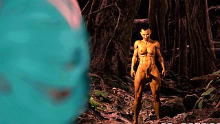 Futa Orc fucks hard Fairy in the Forest  Blowjob Anal doggy