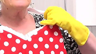 Auntjudys - Fucking Your Busty Mature Wife Chantelle Blue in the Kitchen (pov)