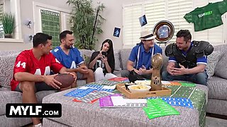 Mylf - Game Day Orgy with Football Stars & Sexy MILFs (Lauren Phillips, Pristine Edge, Alex Coal, Jasmine Daze)