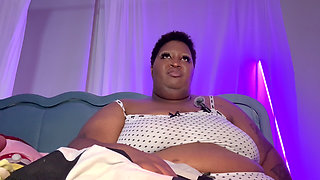 BBW Ebony Step-mom Puts You to Bed with Their Mouth and Hands